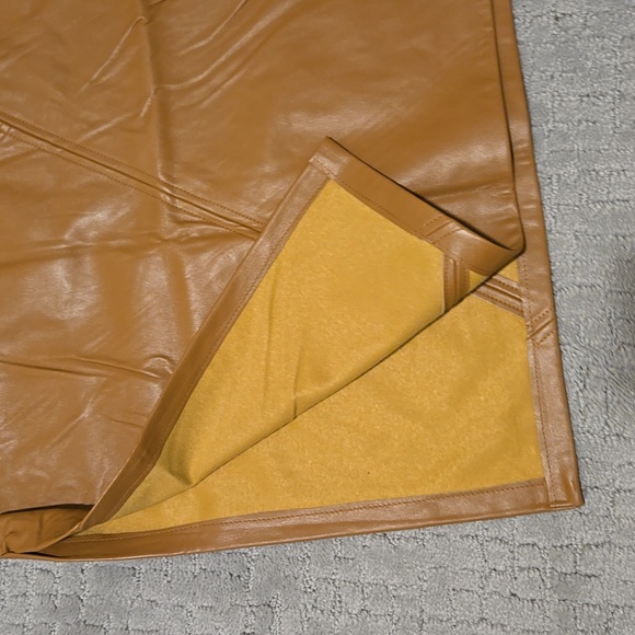 Hem & Thread Pleather Midi Skirt NWT - Picture 3 of 6